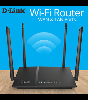 D LINK AC1200 WIFI-GIGABIT ROUTER DR-825