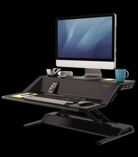 LOTUS SIT-STAND WORKSTATION - BLACK