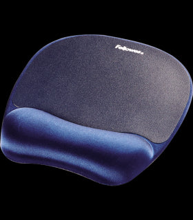 MEMORY FOAM WRIST SUPPORT WITH MOUSE PAD - Dark Blue Color